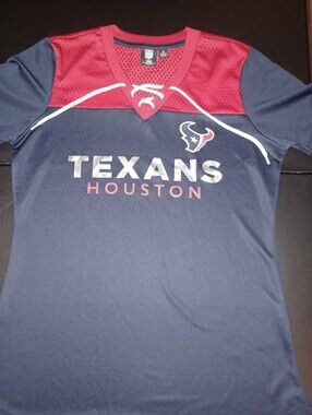 Houston Texans Womans Shirt Size Medium Blue Med